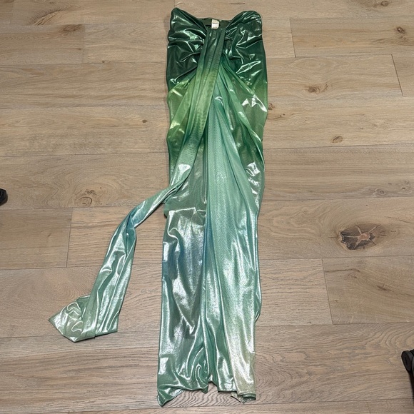 Baobab Green Ombre Strapless Maxi Dress - Picture 3 of 5